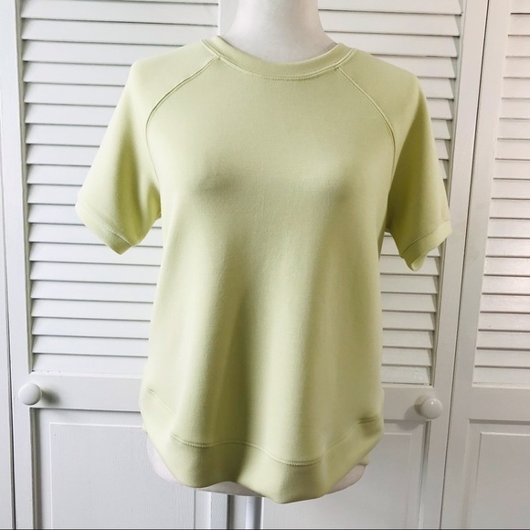 Philosophy Sweaters - PHILOSOPHY Light Green Short Sleeve Sweater Size Small